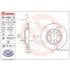 BREMBO brzdový kotúč 09.A422.11, súprava 2 ks