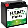 baterie 12V, YTX14-BS GEL, 12Ah, 200A, bezúdržbová GEL technologie 150x87x145, FULBAT (aktivovaná ve výrobě)