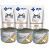 TROVET ASD Urinary Struvite 3x200g + ENZO VET Urinary s hovädzím mäsom v želé pre mačky 3x100g