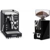 La Pavoni Mini Cellini, black + Eureka Mignon Specialita Compatto, CR black