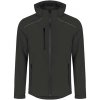 Promodoro Pánska zateplená softshellová bunda E7860 Charcoal -Solid XL