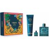 Versace Eros Versace Eros toaletná voda 100 ml + Versace Eros toaletná voda 5 ml + Versace Eros sprchový gél 150 ml