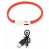 Obojek USB Visio Light 35cm červený KAR