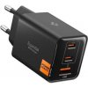 Nabíjačka do siete Spigen Essential 47W 2xUSB-C/1xUSB-A (ACH09465) čierna