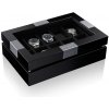 Box na hodinky Heisse & Söhne Executive Black 10 70019-84 + 5 rokov záruka a darček ZADARMO