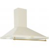 Klarstein Montblanc 90, digestor, 90 cm, nástenný, 610m³/h, LED, lišta, biely (CGCH2-Montblanc90-CR)