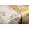 Luxusný Vianočný obrus s vločkami - zlatý SW14 Rozmer obrusu (šírka x dĺžka): 110x160cm