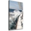 Vertikálny foto obraz na plátne Jachta na mori 50x100 cm