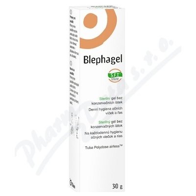 Blephagel sterilný gél na hygienu viečok a rias 30 g