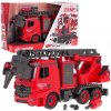 Majlo Toys Skrutkovacie požiarne auto so zvukmi a funkciou vody Fire Brigade