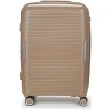 David Jones Pevné cestovné kufre BA-8005 72L MEDIUM Béžová