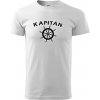 Kapitán kormidlo - Tričko extra veľké (5-8XL) - 5XL ( Biela )