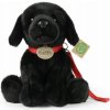 Eco-Friendly labrador čierny s vodítkom 28 cm