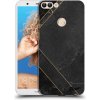 Picasee silikónový prehľadný obal pre Huawei P Smart - Black tile