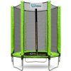INLEA PREMIUM Jump Trampolína 150 cm s vonkajšou ochrannou sieťou - svetlozelená