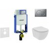 GEBERIT - Kombifix Set predstenovej inštalácie, klozetu a dosky Ideal Standard Tesi, tlačidla Sigma01, Rimless, SoftClose, matný chróm 110.302.00.5 NE3