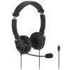 Kensington EQ Classic drôtová USB‑C náhlavná súprava s mikrofónom