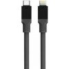 Kábel Tactical KP31177 Fat Man USB-C/Lightning, 1m, sivý