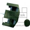 Plastová príchytka panela 3D | pre stĺpiky štvorcového profilu 60 × 60 mm | zelená