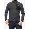 Mikina na zips The North Face Experit 1/4 Zip Grid Fleece - grey/black