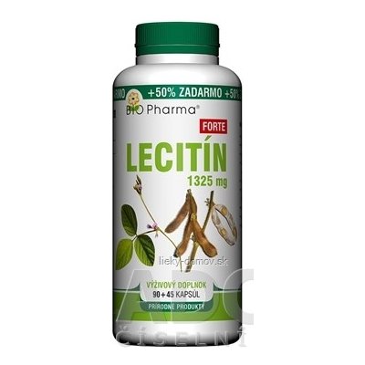 BIO Pharma Lecitín Forte 1325 mg cps 90+45 (50% ZADARMO) (135 ks)