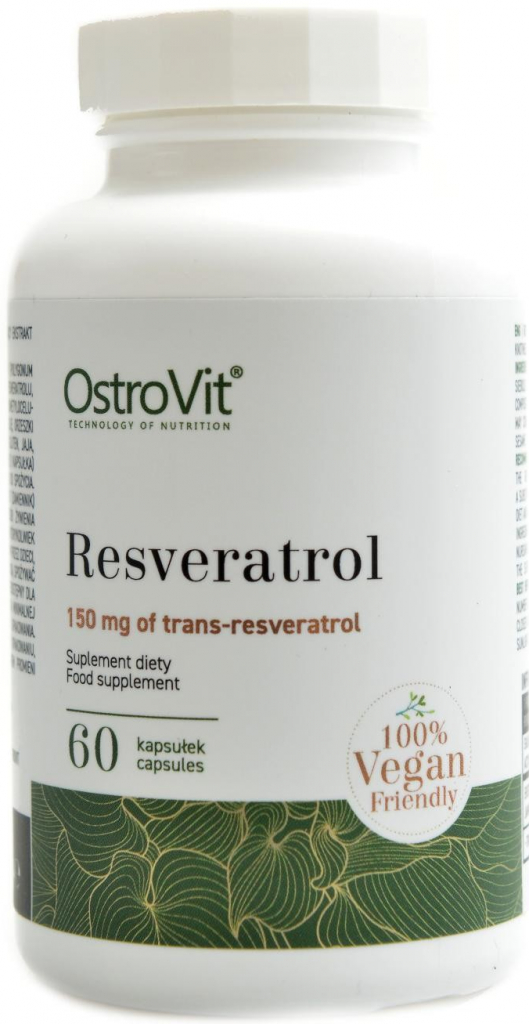 OstroVit Resveratrol VEGE 60 kapsúl