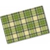 Kuchynská doska veľká zo skla Zelená mreža 80x52 cm