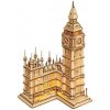 RoboTime Drevené 3D puzzle Hodinová veža Big Ben Shining