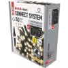PROFI cencúle spajacie 3m 50LED teplá/st.flash D2CN01
