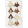 Decora Polykarbonátová forma na čokoládu malé stromčeky, 12 x 2 cm