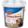 Soft Snack Happy Hearts - jahňacie srdiečka s ryžou, kýblik 500 g