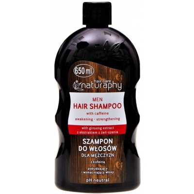 Naturaphy Kofeínový šampón pre mužov na posilnenie vlasov 650 ml