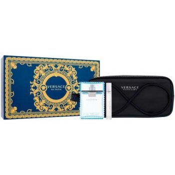 Versace Man Eau Fraiche darčekový set toaletná voda 100 ml + toaletná voda 10 ml + kozmetická taška