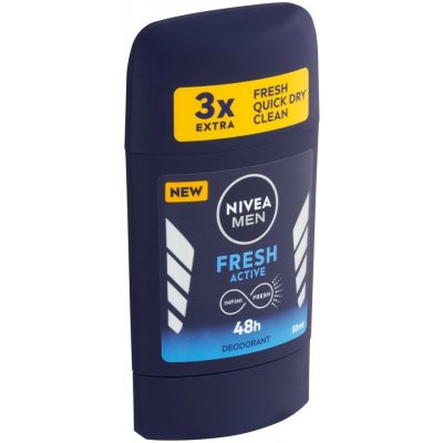NIVEA Men Fresh Active Tuhý dezodorant 50 ml, 9005800352220