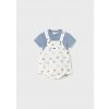 Mayoral Set tričko a vzorovaný overal