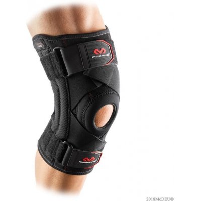 McDavid 425 Knee Support w/ Stays and Cross Strap ortéza na koleno - XXL - černá