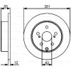 BOSCH Brzdový kotúč 0986479419