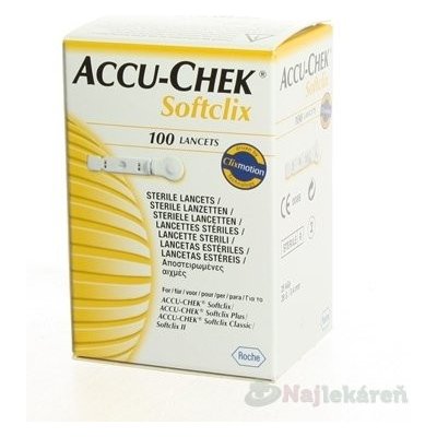 ACCU-CHEK Softclix Lancet 100 lancety do odberového pera 100 ks