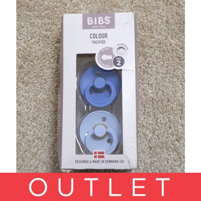 Bibs Colour kaučuk 2ks Sky Blue Baby Blue 110214