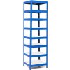 Trestles RH Regál 2200 x 600 x 450 mm 8 políc modrá
