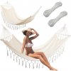 Záhradná hojdacia sieť so závesným rámom, dvojmiestna – komfort a relax v prírode