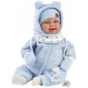 Llorens NEW BORN realistická bábätko so zvukmi a mäkkým látkovým telom 44 cm