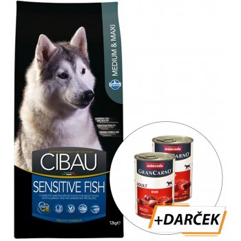 Cibau dog Adult sensitive fish Medium & maxi 12 kg