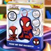 Kreatívna sada Marvel Spidey na výrobu a maľovanie prívesku (DIY tvorivá sada pre deti – sadrový prívesok Spidey s farbami a štetcom)