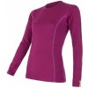Tričko dlhé dámske SENSOR MERINO WOOL ACTIVE lilla S