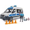 Bruder 2683 MB Sprinter Police so svetelným a zvukovým majákom