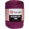 YarnArt Macrame Cord 5 MM Fuksiová 777