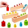 Drevená montessori edukatívna hračka