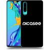 Picasee silikónový čierny obal pre Huawei P30 - Picasee - new logo - white
