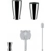 Barmanské potreby Mixology Lunar Eclipse strieborné 4 diely